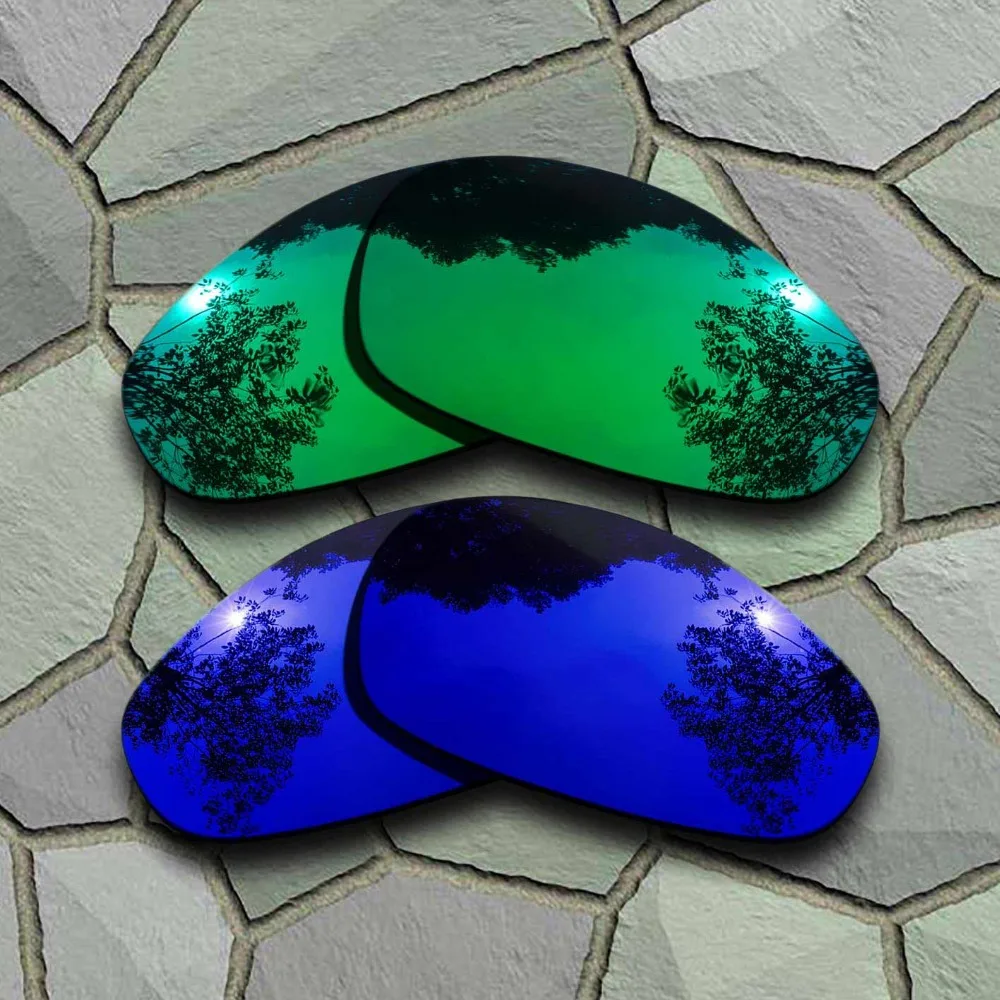 Jade Green&Violet Blue Sunglasses Polarized Replacement Lenses for Juliet