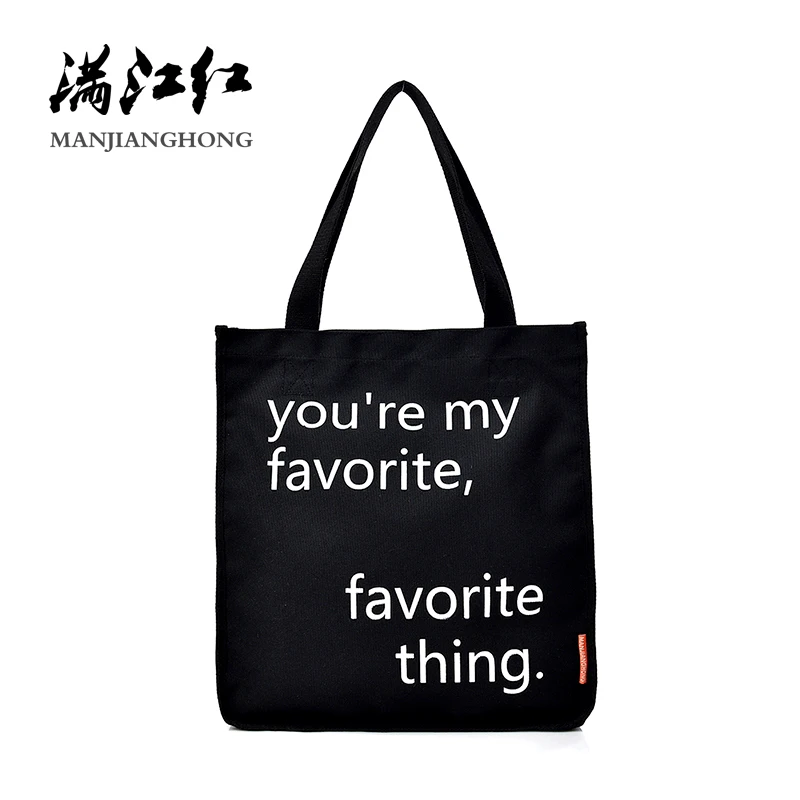 

Large Capacity Casual Tote Bags For Women Fashion Letter Printed Women Canvas Beach Bag Ladies Handbags Shoulder Shopping Bag