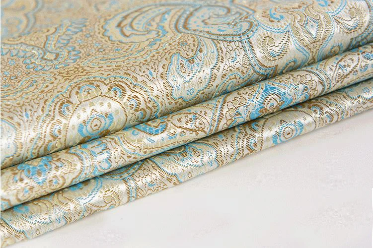 France imported  jacquard tapestry satin 3D jacquard brocade fabric for dress cushion cover curtain patchwork cloth 114cm width