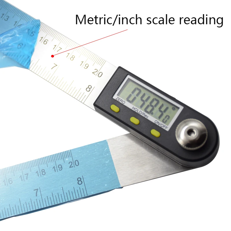 200mm 300mm 500mm digital protractor inclinometer angle finder level measuring instrument digital goniometer angle ruler