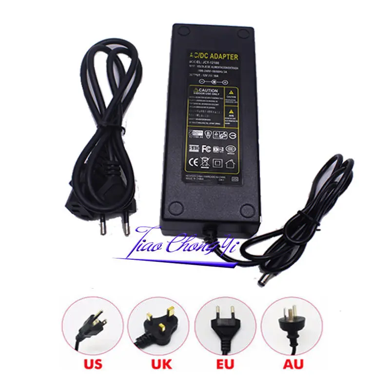 AC100-245V To DC 12V/24V 2A -10A Power Supply Adapter Driver Switch For strip