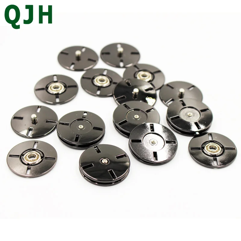 10PCS 21mm25mm accessories attractive black clothing button ladies shirt jacket button gold-plated button