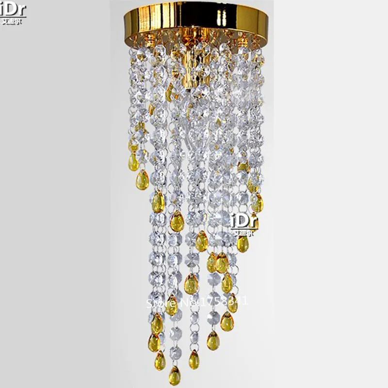 modern crystal Chandelier balcony crystal Christmas lightsBedroom lamp Hall Luxury lamp Corridor lights free delivery