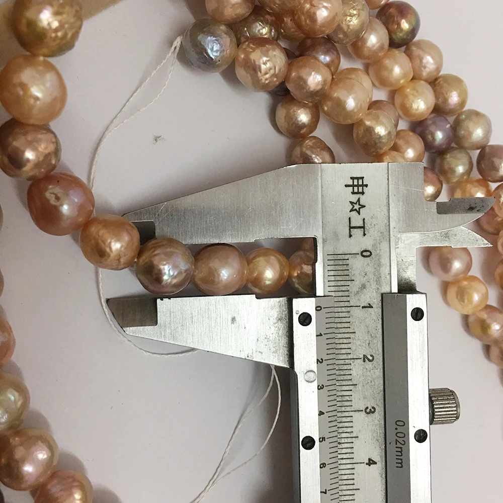 pearl beads,9-11 mm 100% Real freshwater loose pearl ,near round kasumi baroque shape-high luster-AA pearls-nature color pearl