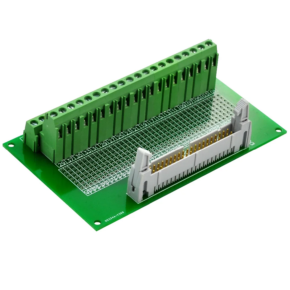 CZH-LABS IDC-40 Male Header Connector Breakout Board Module, IDC Pitch 0.1