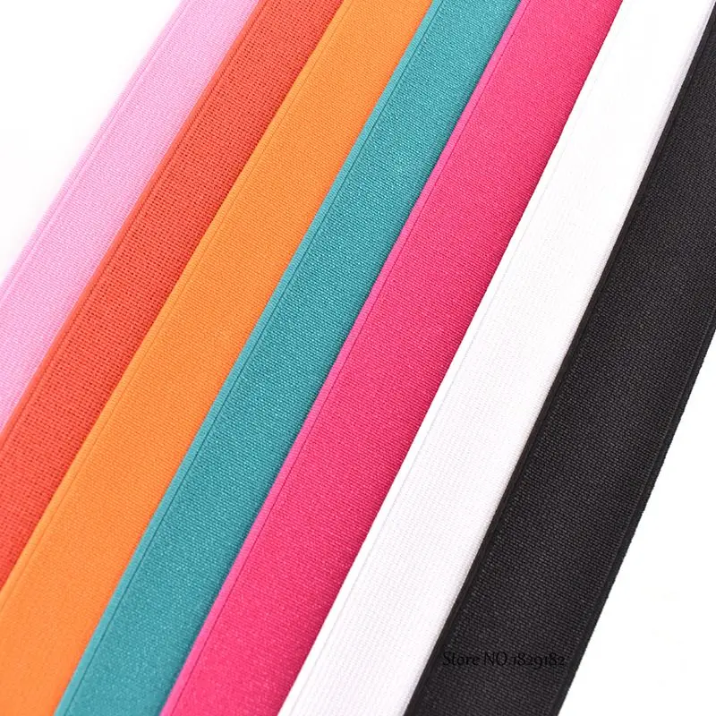 30MM High Quality Rubber Bands Colour Elastic Tape Double-Sided Thickening Elastic Belt For Clothing Sewing Accessories 28 Color