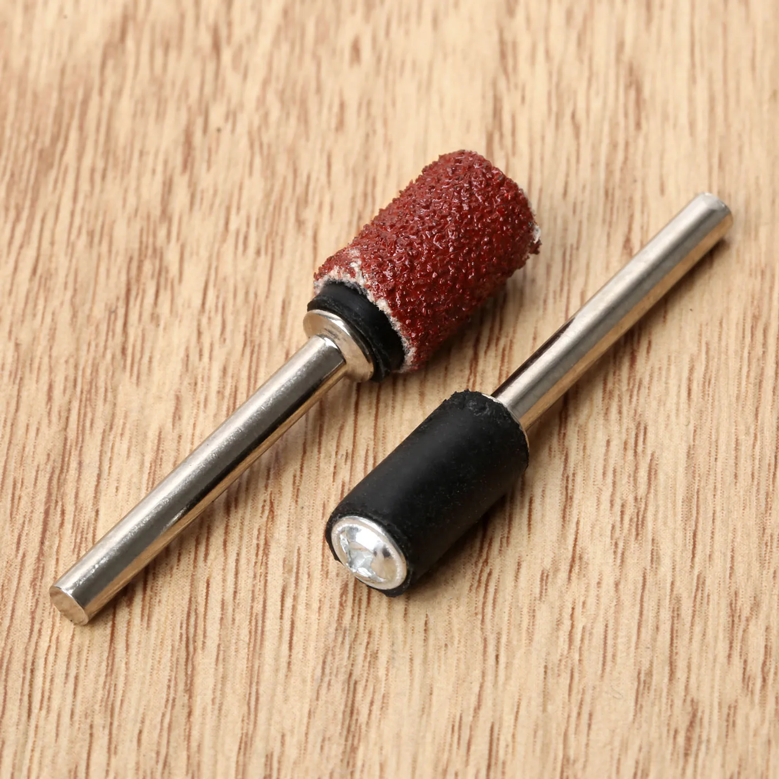 10Pc Dremel Accessories 6.35mm Drum Rubber Mandrel 2.35mm Shank Rod for Sander Sanding Grinding Polishing Fit Dremel Rotary Tool