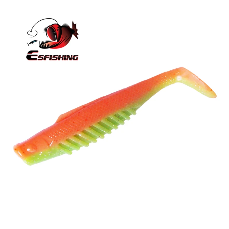 ESFISHING Soft Plastics Cannibal 80mm Silicone Bait Tackle Injected Salts Swimbait Pesca Artificial Fishing Lures