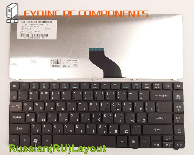 

Laptop Keyboard for Acer Aspire 4540 4540G 4810 4810T 4820 4820T 4820TG 4810TZ 4810TZG 4935 RU Russian Version