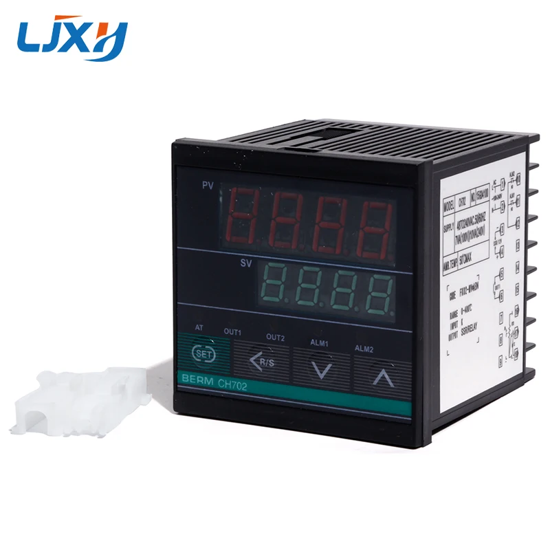 CH702 Dual Output SSR and Relay Two Relay Output LCD Digital PID Intelligent Temperature Controller 48-240V AC