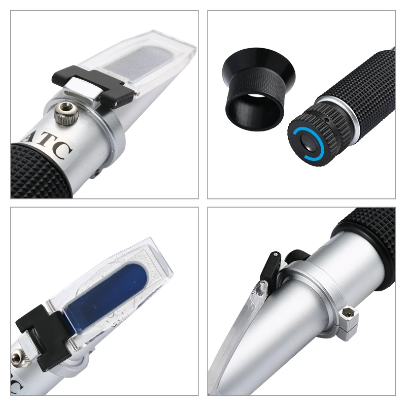 

In stock Beer Wort and Wine Refractometer, Dual Scale - Specific 1.000-1.120 and 0-32%, Replaces Homebrew Hydrometer (Aluminum)