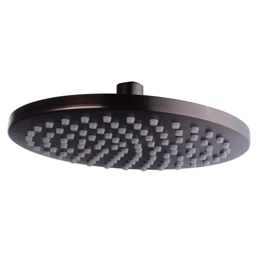 

Oil Rubbed Bronze 200mm 8-Inch Top Shower Head Fixed Mount Rainfall Style,bathroom Shower accessories