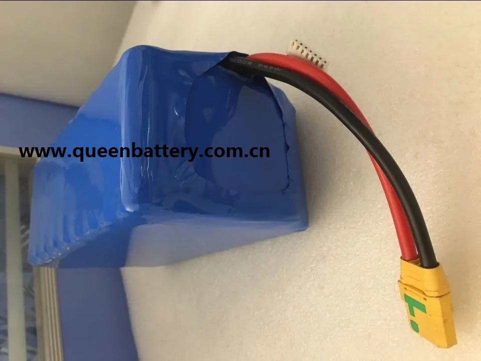 

6s9p 22.2V 38.2AH 20700b ncr20700b battery pack with XT90 with JST-XH 7-pin for drone