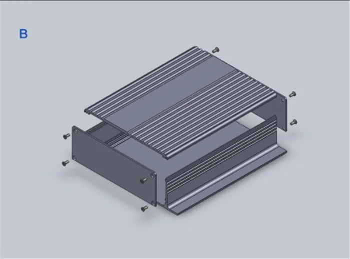 DEBROGLIE  147*41CM  PCB Board circuitry Plate Aluminum Material Dissipate Heat Case Metal aluminum PCB radiator box