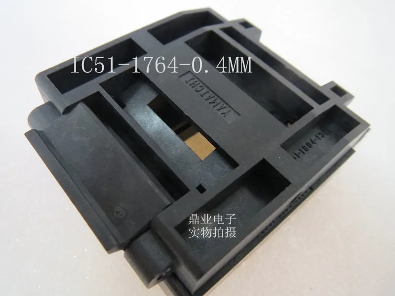 Clamshell IC51-1764-1995 YAMAICHI LQFP176 spacing 0.4mm UPSD3233 UPSD3234 IC Burning seat Adapter Test Socket test bench