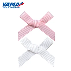 YAMA Hand-Tied Plaid Ribbon Diy Gift Decoration, Wide 32mm ± 3mm, 27mm ± 3mm, 200PCs per Bag, Grosgrain Gold Silver Edge