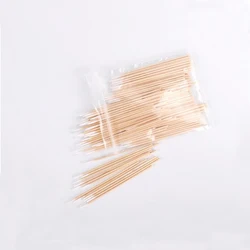 500pcs Cotton Swab Micro Brushes Permanent Makeup Lint Wood Buds Ear Clean Stick Eyelash Extension Glue Disposable Removing Tool