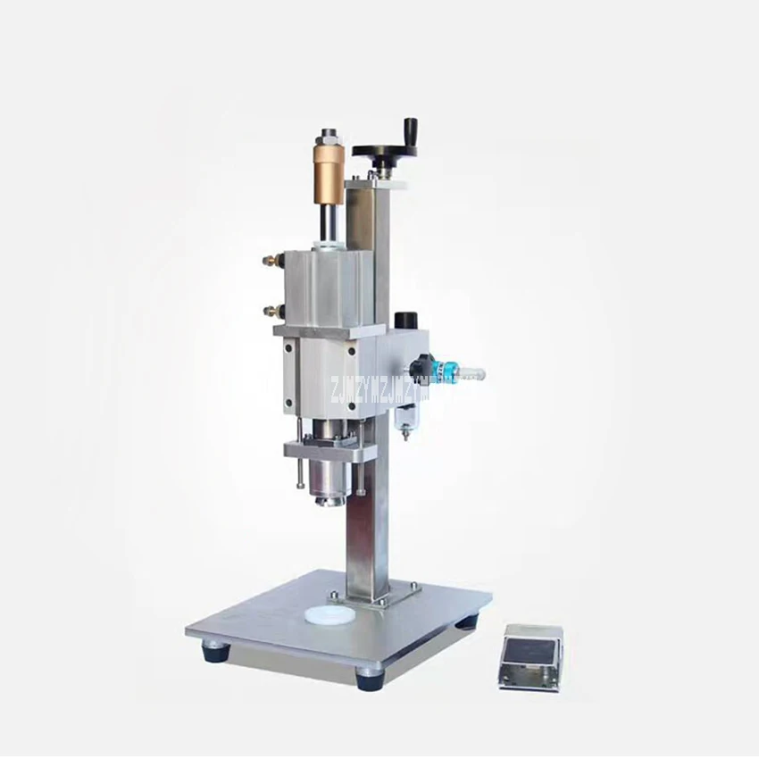 DFS15 Pneumatic Vial Cap Locking Machine Bottle Capper Electromagnetic Induction Vial Sealing Machine M5L/min 0.4 Kpa 15/18/22mm