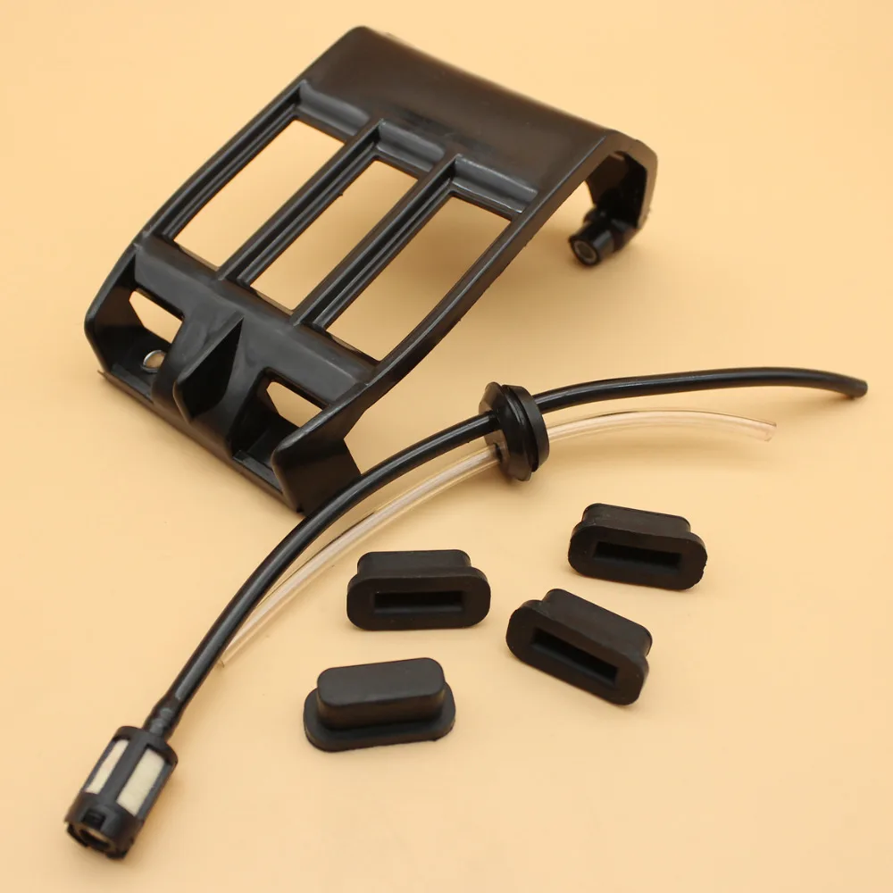 Fuel Tank Guard Shield Support Rubber Mount Fuel Hose Grommet Kit Fit Honda GX35 UMK435 HHT35S Engine Motor Trimmer Brushcutter
