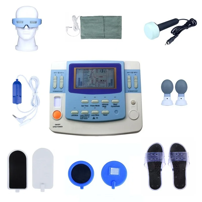 

110-220V EA-F29 Low And Medium Frequency Therapy Device Electrical Acupuncture Laser Therapeutic Apparatus Body Massage