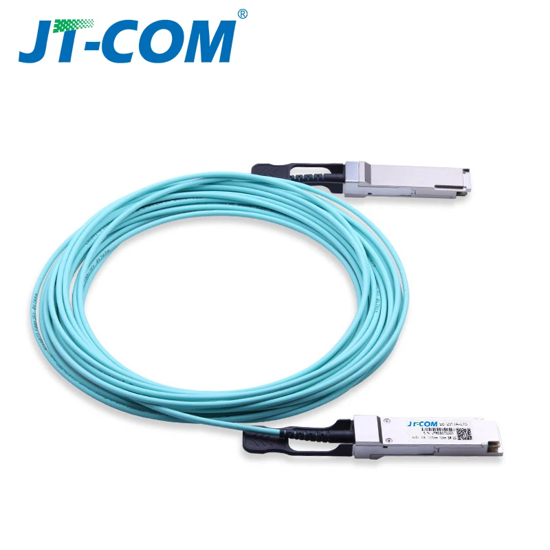 100G QSFP28 to QSFP28 AOC Fiber Cable 1m 2m 3m 5m 7m 10m MPO SFP Module OM3 OM4 Active Optical Cable Support custom length