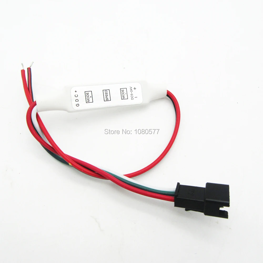 1pcs-4pcs Mini 3Key Dream Color LED Controller DC 5V 12V 24V RGB Controler For WS2811 WS2812 WS2812B Full Color LED Strip Ribbon