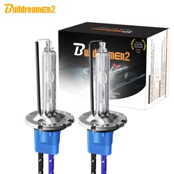 Buildreamen2 D2H 10000LM /Pair High Bright AC HID Xenon Bulb Lamp 5000K For Car Headlight Fog Light Compatible 35W 55W Ballast