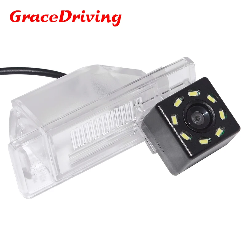 Car CCD 8LED Reverse Parking Rear View Camera For Nissan Note 2005-/Juke 2010-/Qashqai 2006-/X-Trail/Pathfinder 2004-14/Patrol-