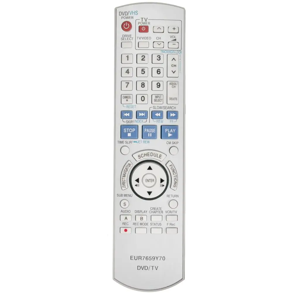 Novo controle remoto eur7659y70 para panasonic tv/dvd combo DMR-ES25 DMR-ES25S DMR-ES35 DMR-ES10 DMR-ES10K DMR-ES10P DMR-ES10S