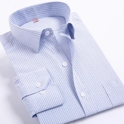 New Arrival Spring&Autumn Men's Plaid/Striped Shirts Men's Leisure Style Casual Shirts Comfortable Fabrics Brand Men's Clothing