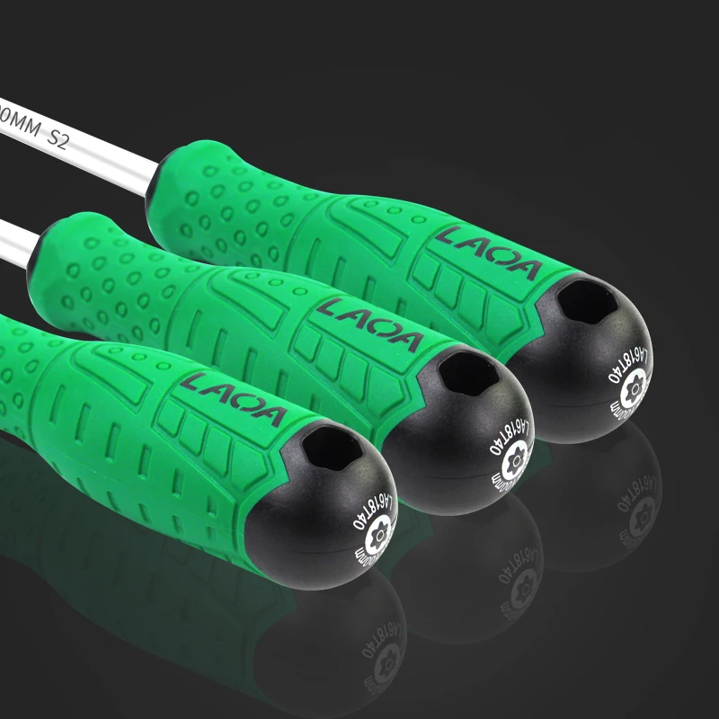 Imagem -04 - Laoa-torx Liga de Aço Chave de Fenda Magnética s2 Chave de Fenda t8 T10 T15 T20 T25 T30 T40