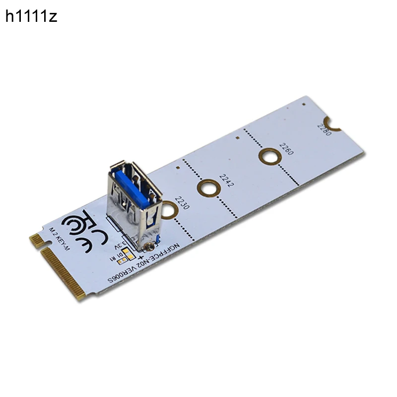 NGFF to PCI-E Riser Card M2 Slot to PCIe Expansion Card USB 3.0 Extender Adapter for Graphics Card for BTC Miner Antminer Mining