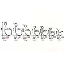 Fishing Lure Spare Hooks 20 pcs #3