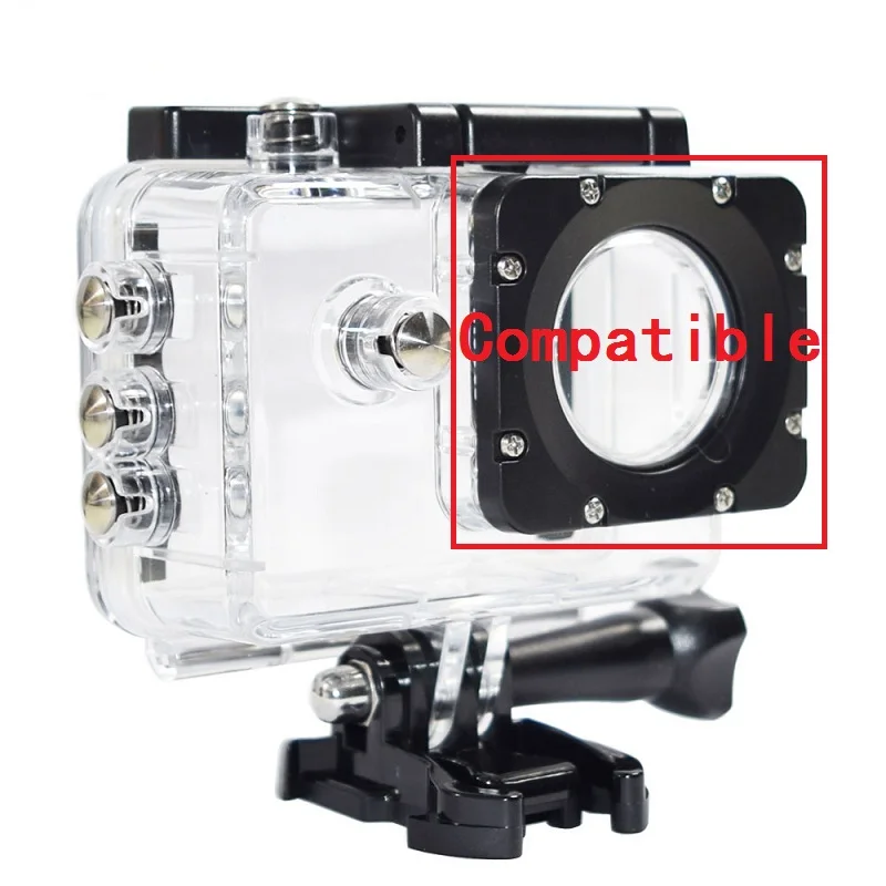 Clownfish-Tapa de lente de buceo, cubierta de filtro UV para SJCAM SJ5000, SJ5000X, Wifi, SJ5000 + PLUS, accesorios de Cámara de Acción Wifi