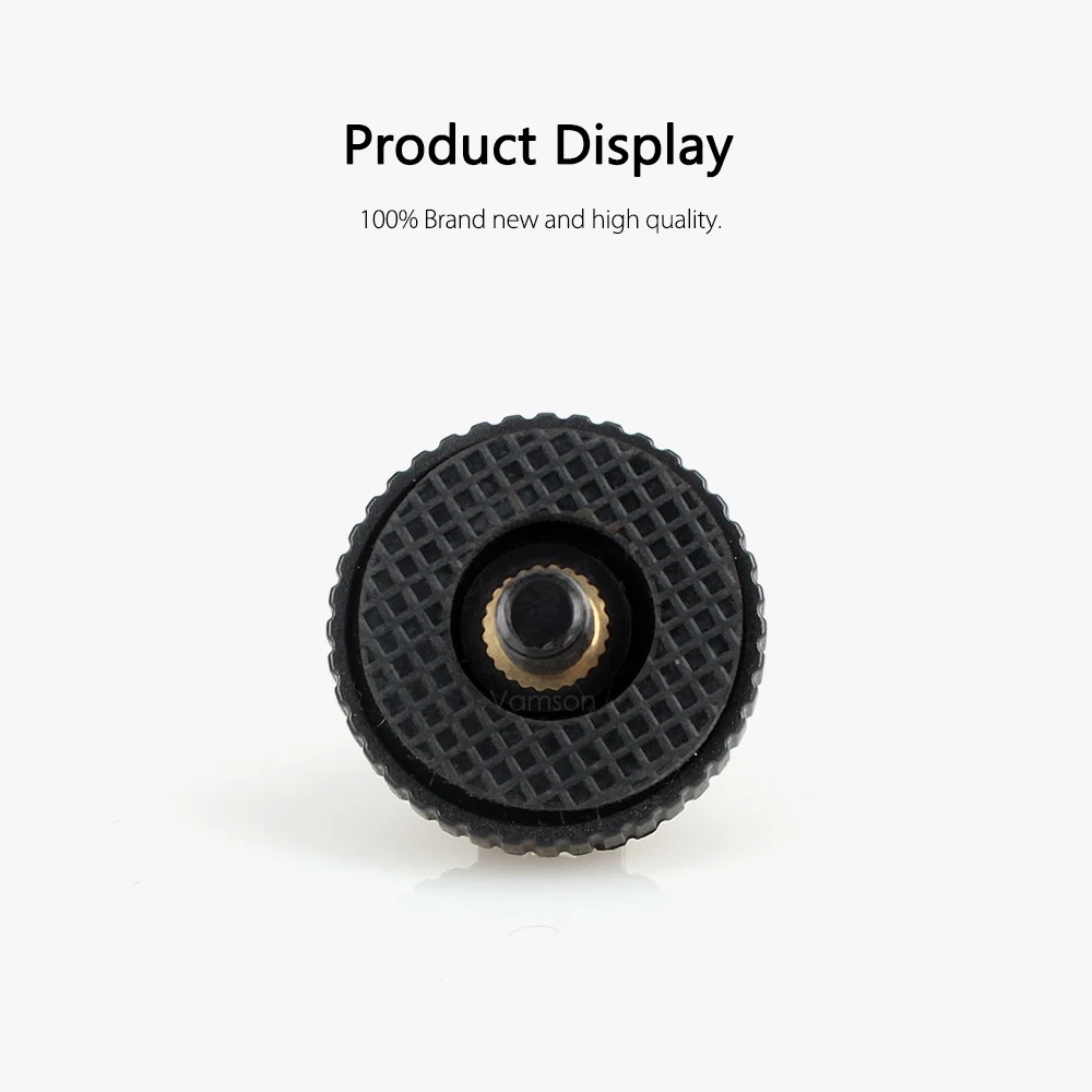 Vamson สำหรับ Gopro อุปกรณ์เสริมขาตั้งกล้องเล็กๆอะแดปเตอร์1/4 "Monopod สำหรับ GoPro Hero 11 10 9 8 7 6 5 4 3 + 3 2สำหรับกล้อง Yi VP103