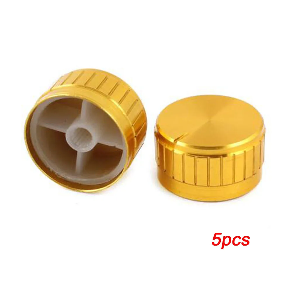 5pcs Potentiometer Rotary Control Knobs Caps 17mmx30mm s473