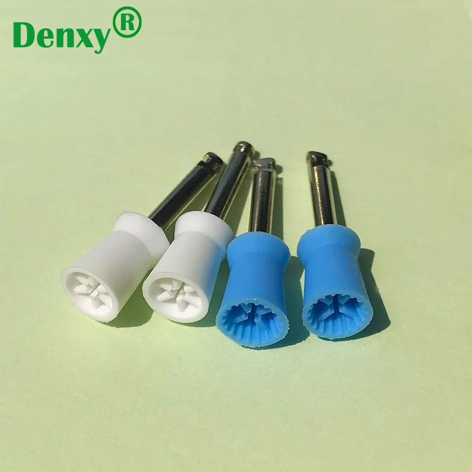 

Denxy High Quality Dental Prophy Cup Rubber Polish Brush Polishing Teeth Whitening Latch Type Rubber Dental Teeth Prophylaxis