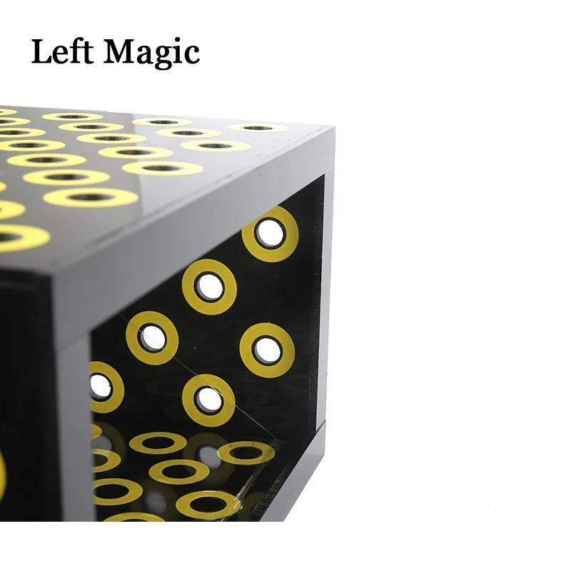 Super Black Box Mysterious Box Stage Magic Tricks Box Props Illusion Professional Magician Magic Gimmick Mentalism Street