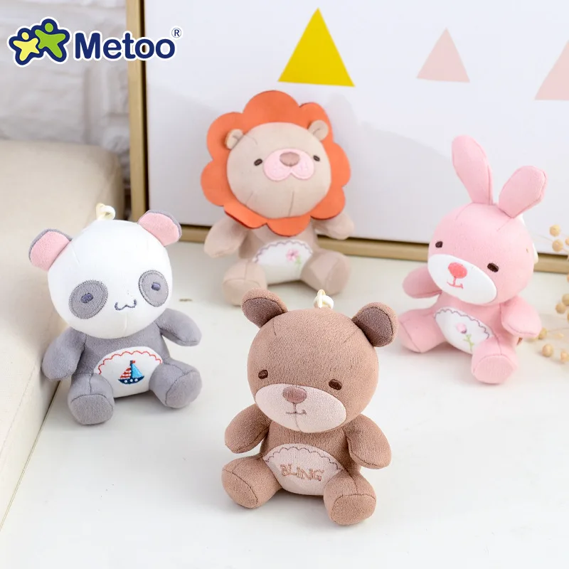 Metoo Doll Kids Toys Mini Angela Keychain Stuffed Rabbit Plush Sleeping Toys For Girls Newborn Baby Birthday Christmas Gift