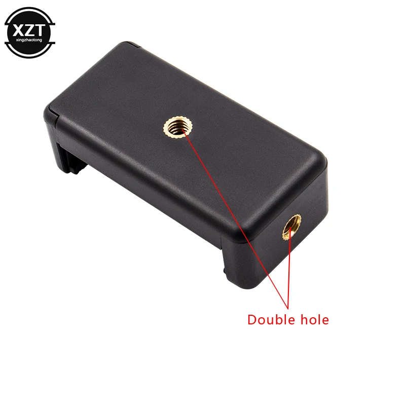 삼각대 마운트 어댑터 휴대폰 클리퍼 홀더 1 개, 수직 360 회전 삼각대 스탠드, 아이폰 X 7 플러스 삼성 삼각대