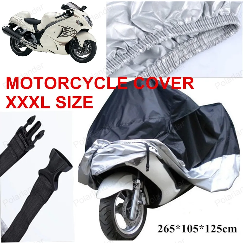 

2016 XXXL Motorcycle Cover Waterproof Polyester bike Scooter Protection Covering for MOTORCYCLE motorbike NEW FREE SHIPPING