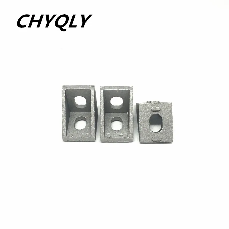 5pcs/lots 2020 corner fitting angle aluminum 20 x 20 L connector bracket fastener match use 2020 industrial aluminum profile