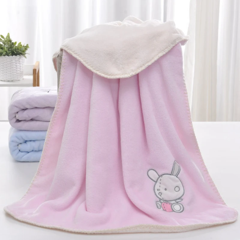 Baby Blanket Newborn Thermal Soft Fleece Blanket Infant Swaddling Animal Envelope Stroller Wrap For Newborn Baby Bedding Blanket