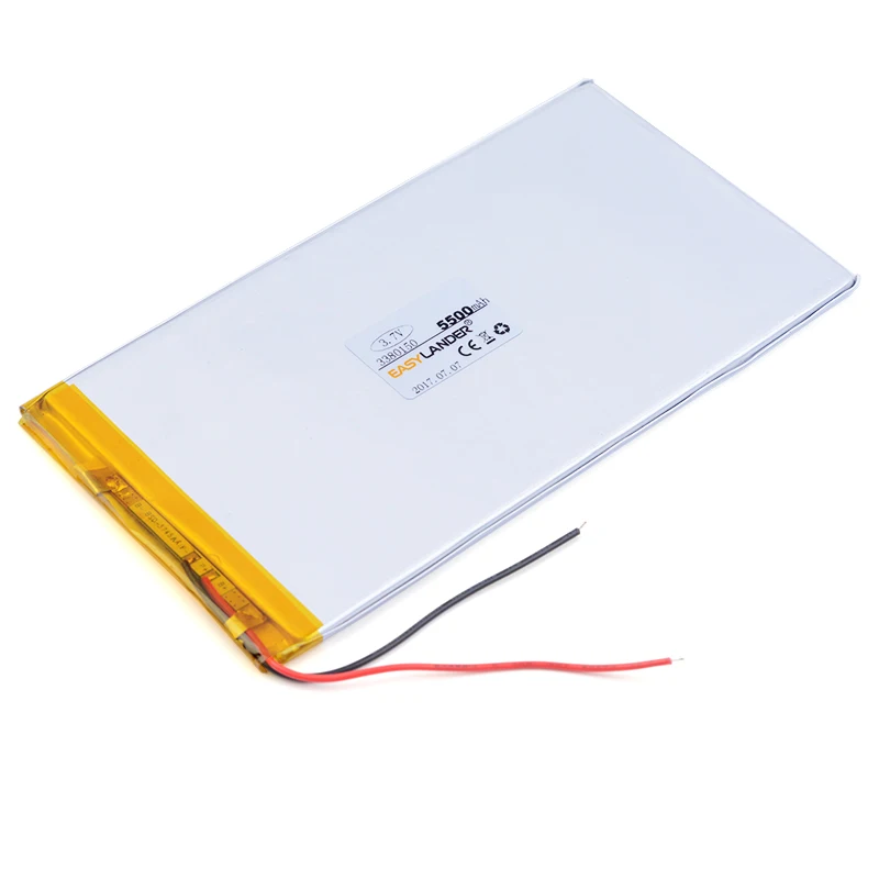 3380150 3.7V 5500mAh Rechargeable Li-Polymer Li-ion Battery ForTablet PC COLORFLY G808 4G HD 3080150 Hornet Max Pro bq-1085L