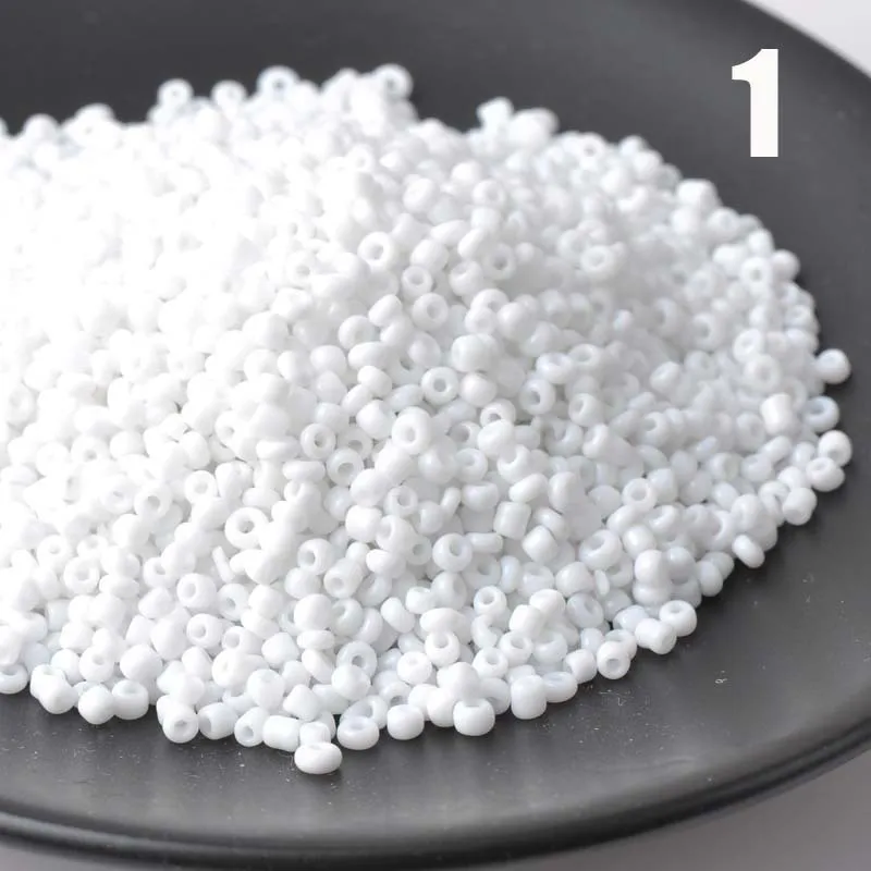 18 colors 3mm 500pcs Czech Glass Seed Solid Spacer beads For jewelry making DIY BLSS03X