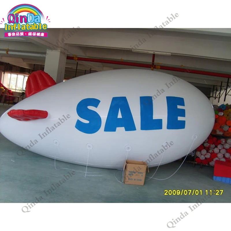 

Free Shipping 13ft Inflatable Advertising Helium Balloon Giant Blimp Airship Airplane Balloon For Outdoor Event