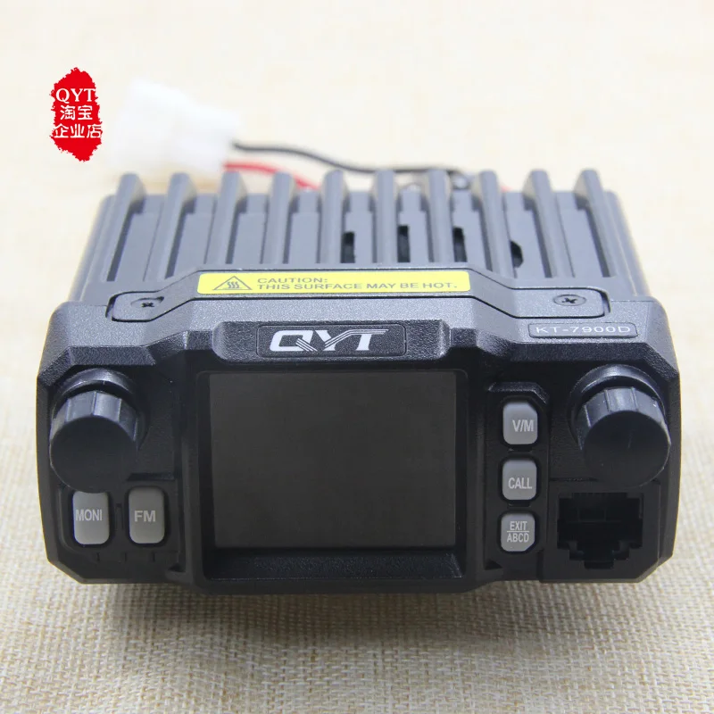 QYT KT-7900D 25W Quad Band Mobile Radio Walkie Talkie 144/220/350/440MHZ 4 Bands FM Transceiver Two-way of QYT KT8900 Car Radio