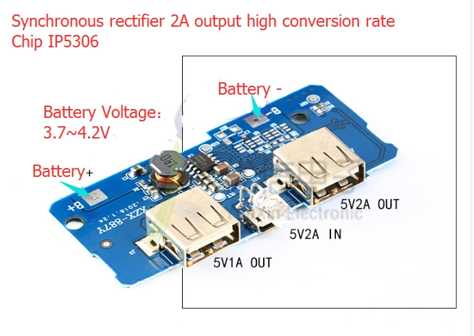 5 Stück/1 Stück DC 3,7 V bis 1800 V Booster Step-Up-Modul Arc Pulse DC-Motor mit Hochspannungskondensatoren 3,7 bis 5 V 9 V Netzteilplatine – Detail 8