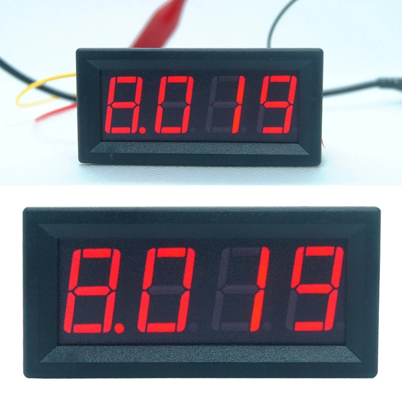 High Precision Digital Ammeter Current Tester for DC 0-9.999A(10A) 4-30V 4 Digit Amp Meter 0.56