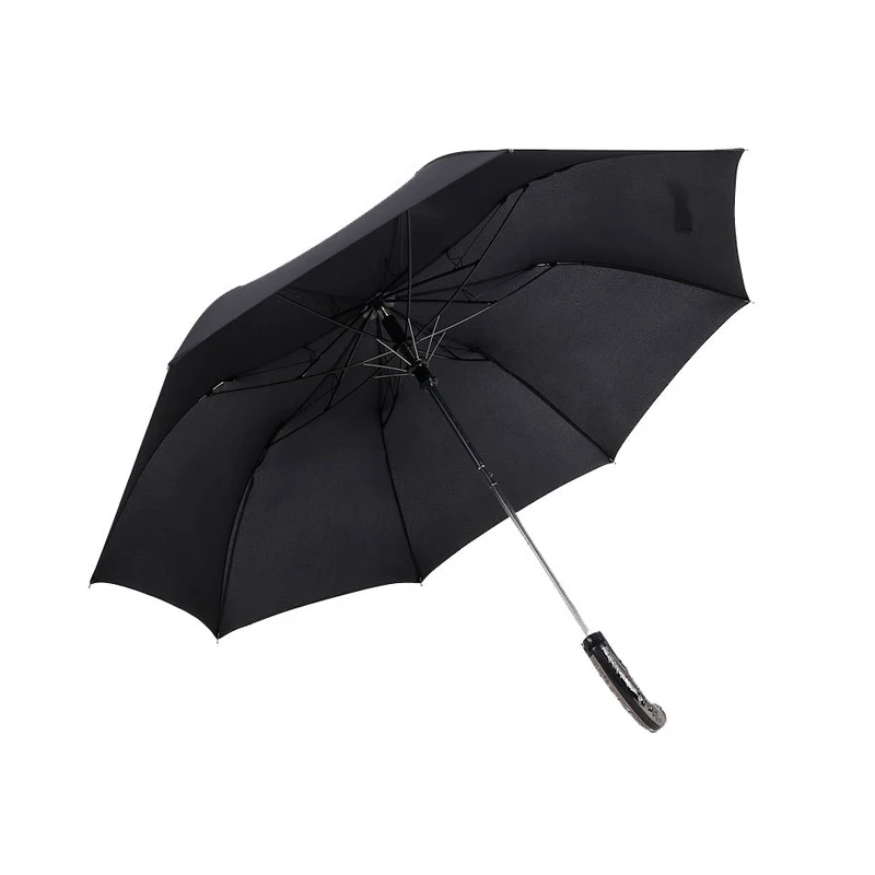 JPZYLFKZL Classical Western Gun Creative Automatic 8K Strong WindResistant foldable umbrella Rain Business Male Quality Parasol